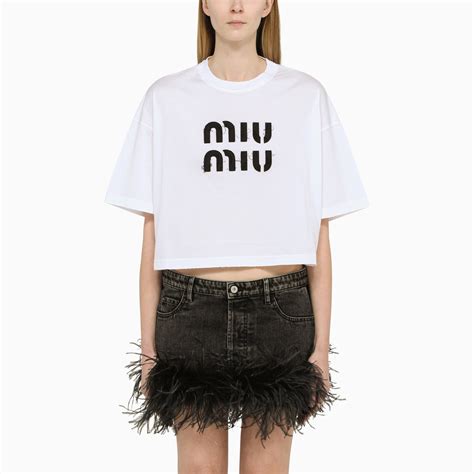 t-shirt miu miu|mi miu prada official site.